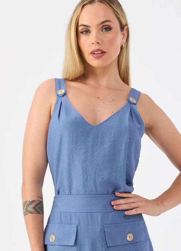 Pks - Regata Pks Alca Viscose Azul