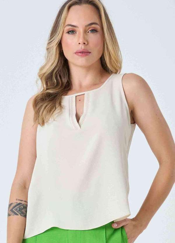 Pks - Regata Pks Bordada Bege 3