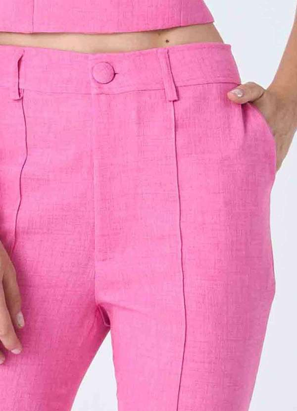 Pks - Calca Pks Alfaiataria Capri Rosa 3