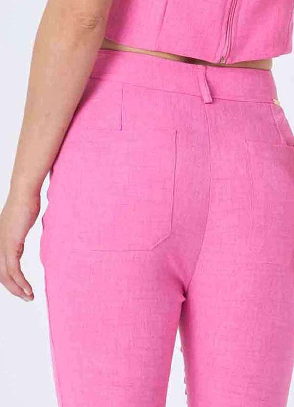 Pks - Calca Pks Alfaiataria Capri Rosa 4