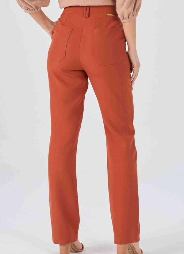 Pks - Calca Pks Alfaiataria Reta Marrom 2