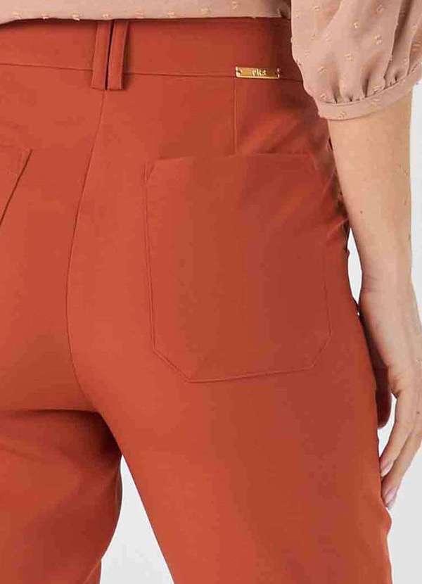 Pks - Calca Pks Alfaiataria Reta Marrom 3