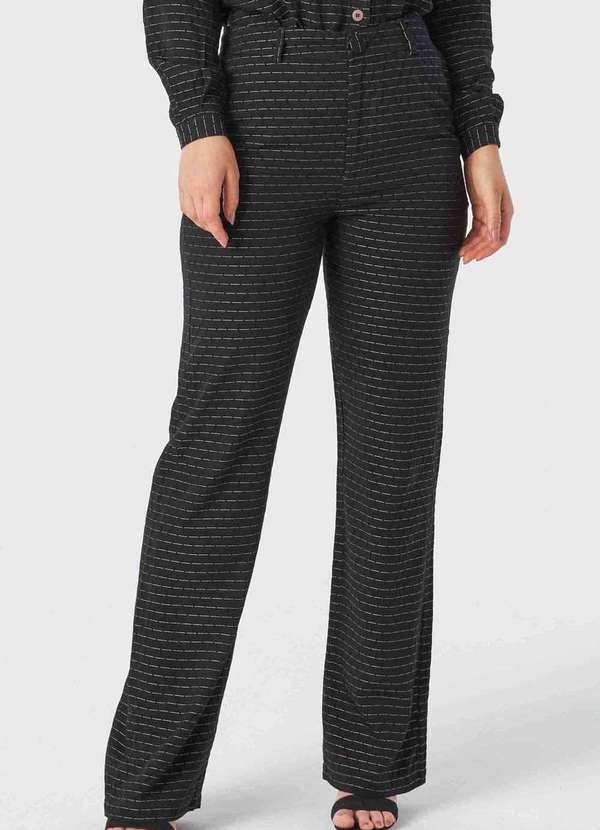 Pks - Calca Pks Alfaiataria Reta Preto