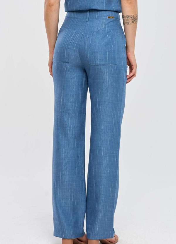 Pks - Calca Pks Alfaiataria Risca Azul 2