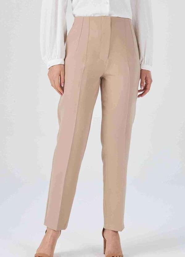 Pks - Calca Pks Alfaiataria Social Bege