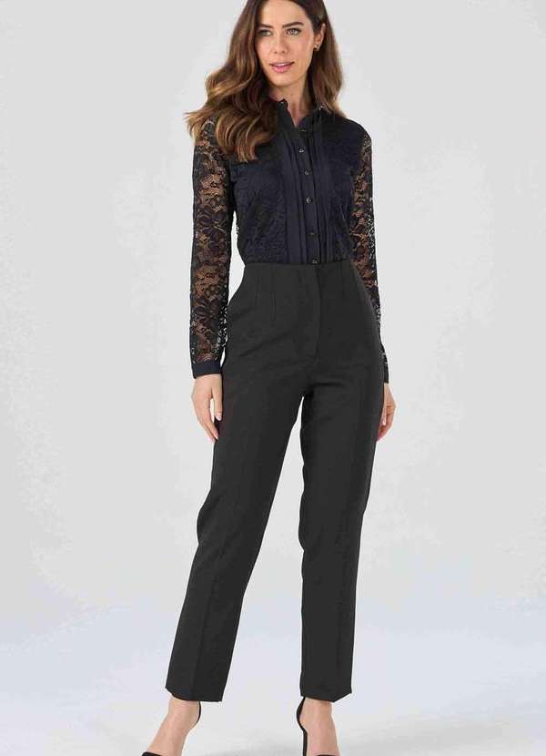 Pks - Calca Pks Alfaiataria Social Preto 5