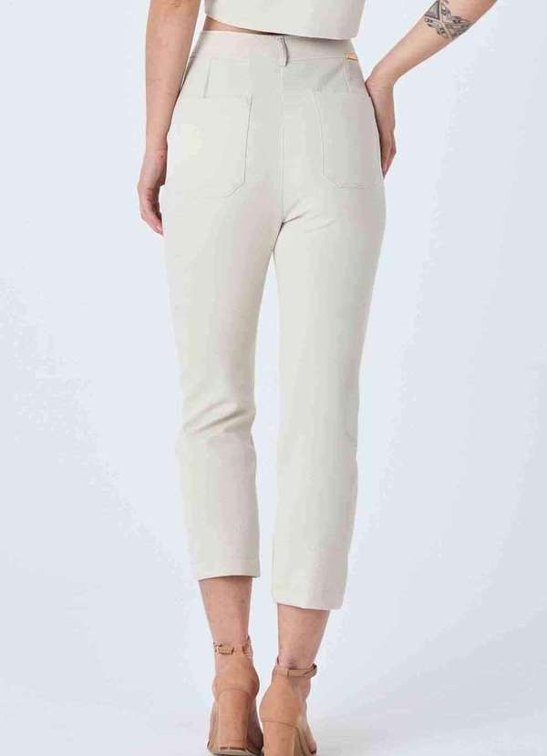 Pks - Calca Pks Alfaiataria Bege 2