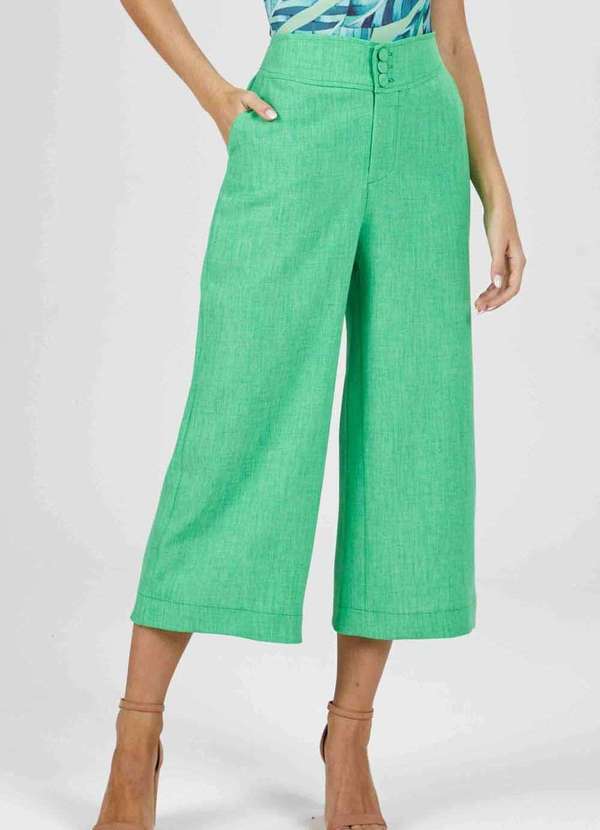 Pks - Calca Pks Pantacourt Verde