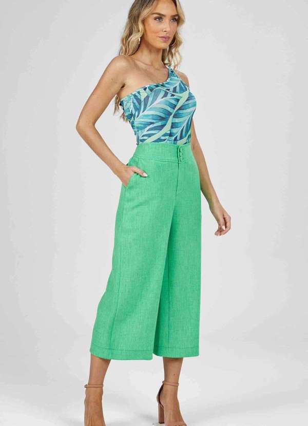 Pks - Calca Pks Pantacourt Verde 4