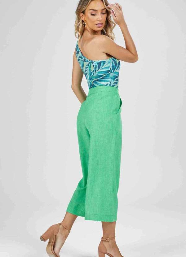 Pks - Calca Pks Pantacourt Verde 2