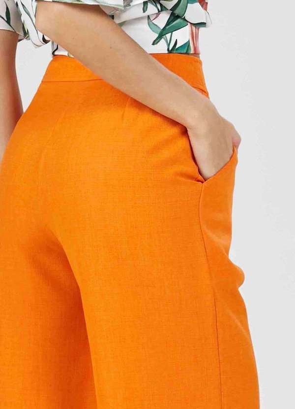 Pks - Calca Pks Pantacourt Laranja 6