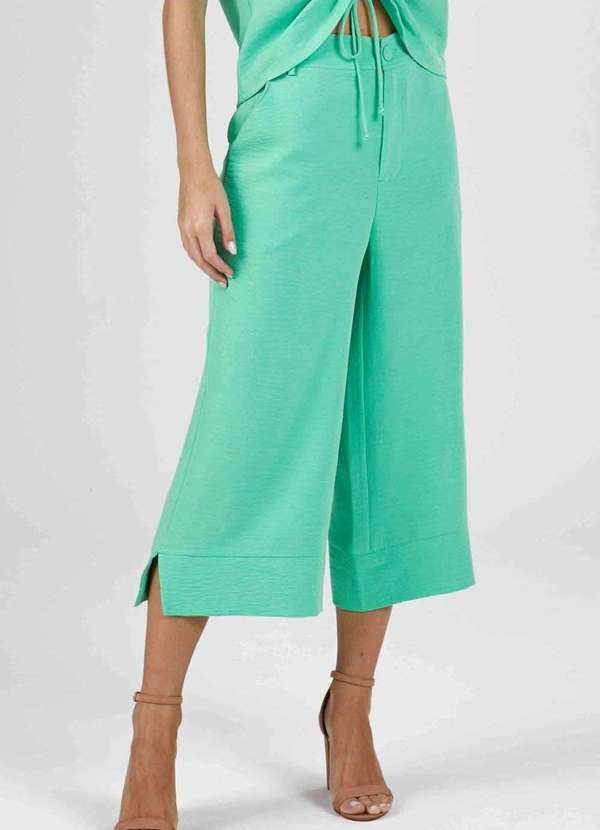 Pks - Calca Pks Pantacourt Verde