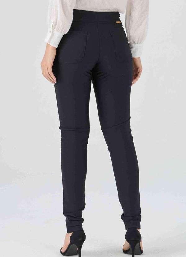 Pks - Calca Pks Skinny Costas Malha Preto 2