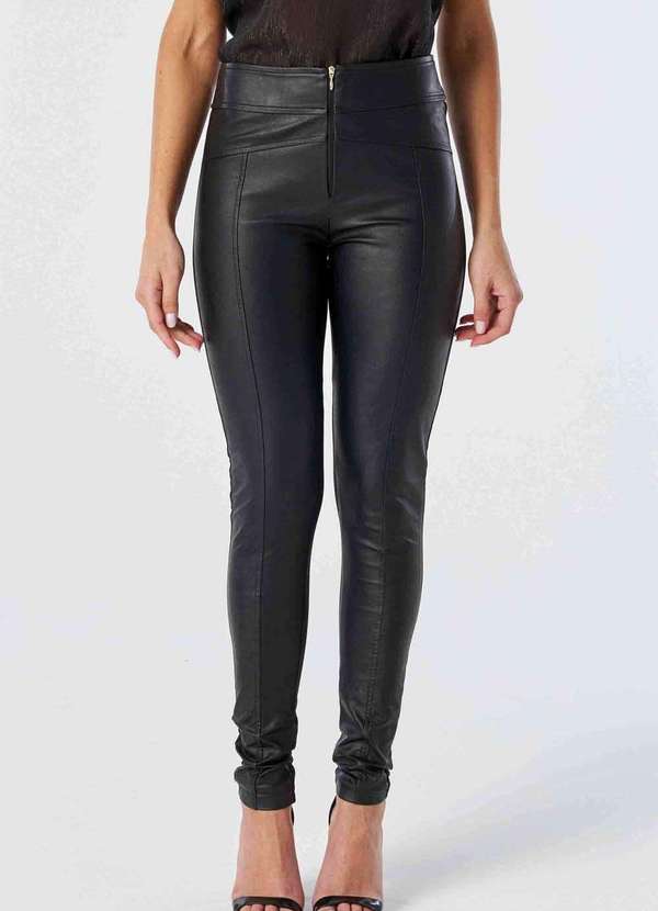 Pks - Calca Pks Skinny Frente Preto