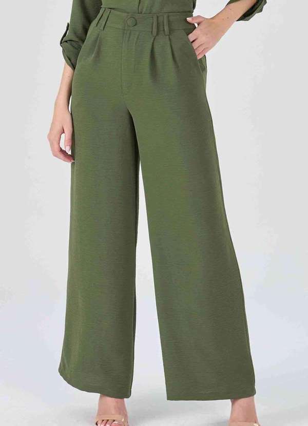 Pks - Calca Pks Wide Leg Verde