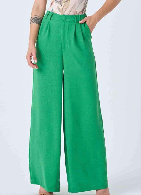 Pks - Calca Pks Wide Leg Verde