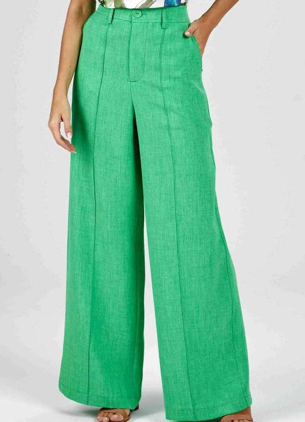 Pks - Calca Pks Wide Leg Verde
