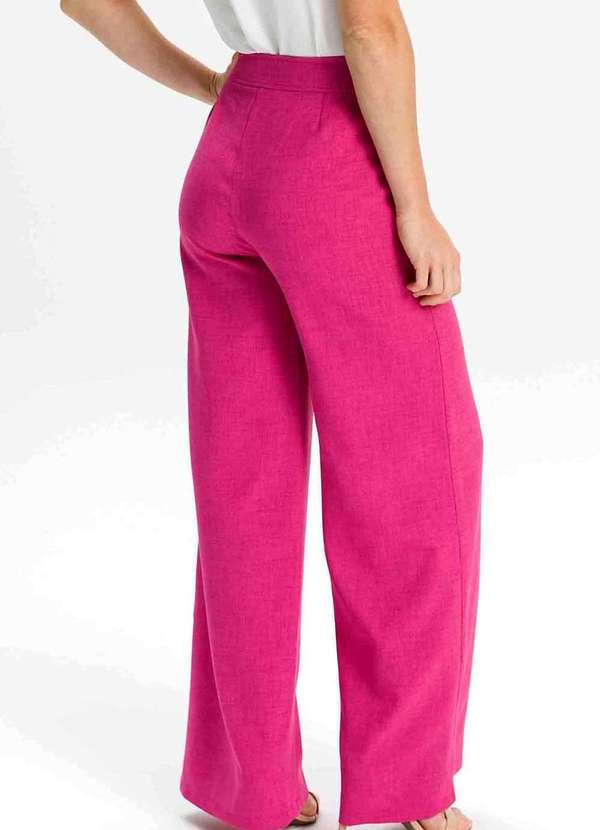 Pks - Calca Wide Leg Rosa 2