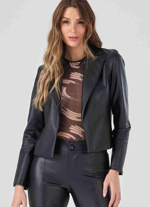 Pks - Blazer Feminino Preto