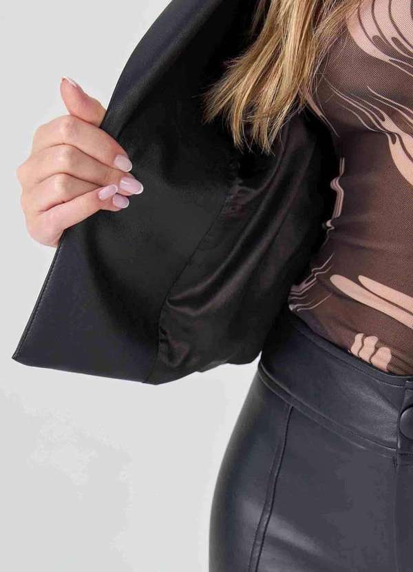 Pks - Blazer Feminino Preto 3