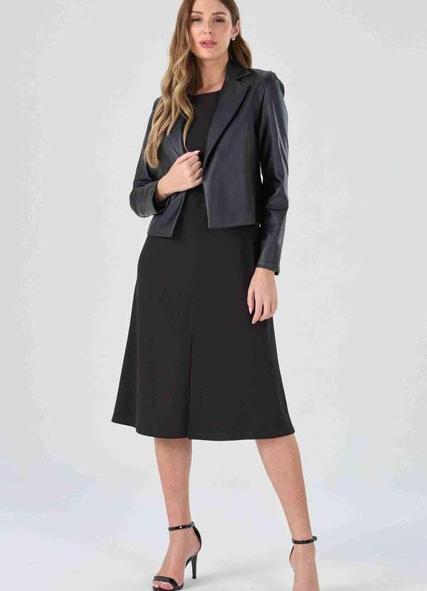 Pks - Blazer Feminino Preto 6