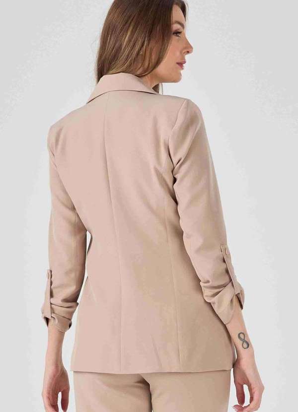 Pks - Blazer Pks Alfaiataria Social Bege 2