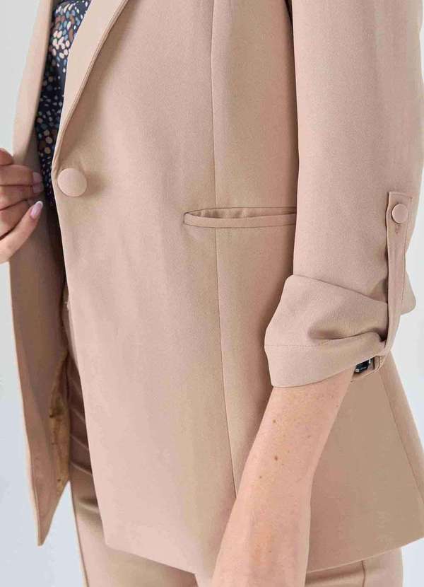 Pks - Blazer Pks Alfaiataria Social Bege 3