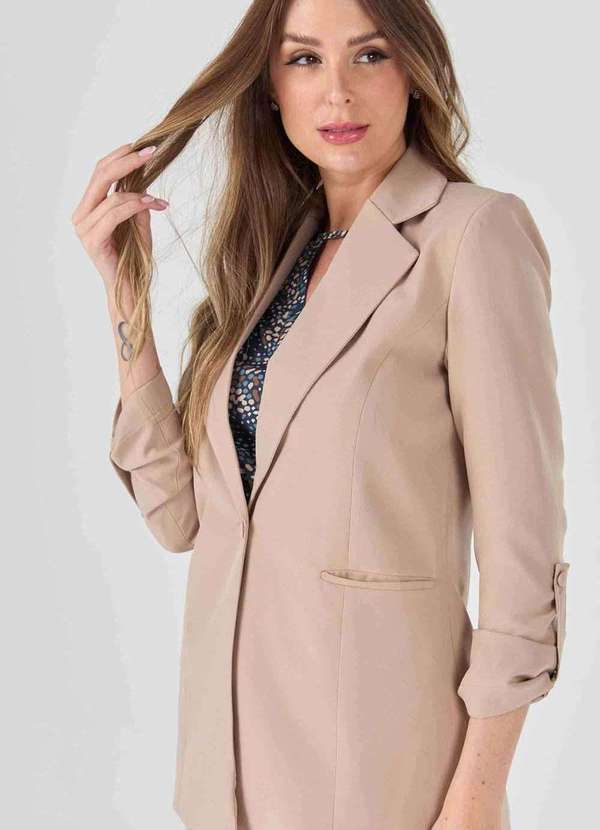 Pks - Blazer Pks Alfaiataria Social Bege 4