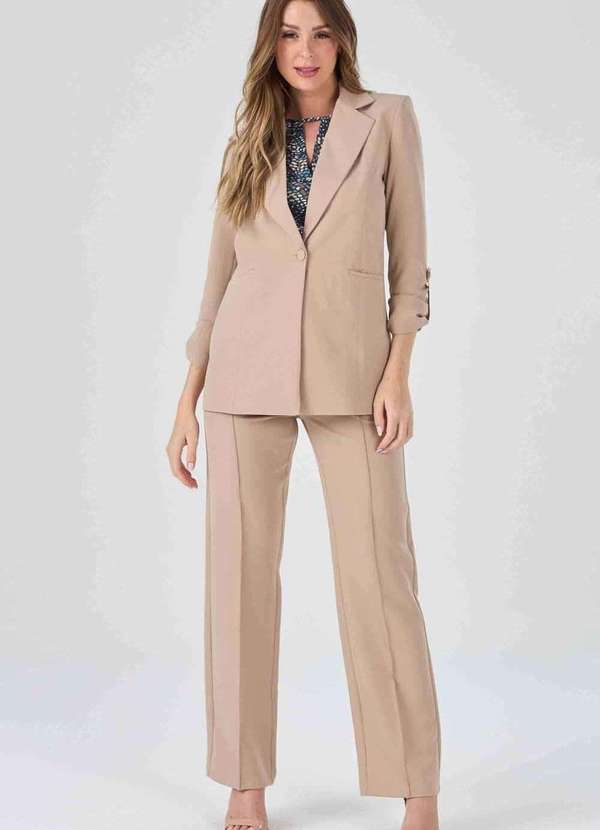 Pks - Blazer Pks Alfaiataria Social Bege 6