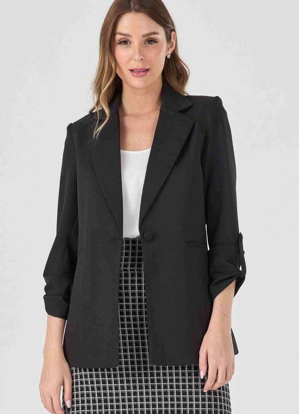 Pks - Blazer Pks Alfaiataria Social Preto