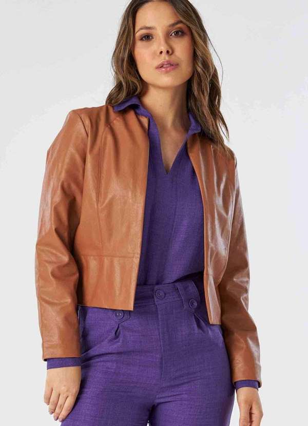 Pks - Casaco Feminino Marrom 1