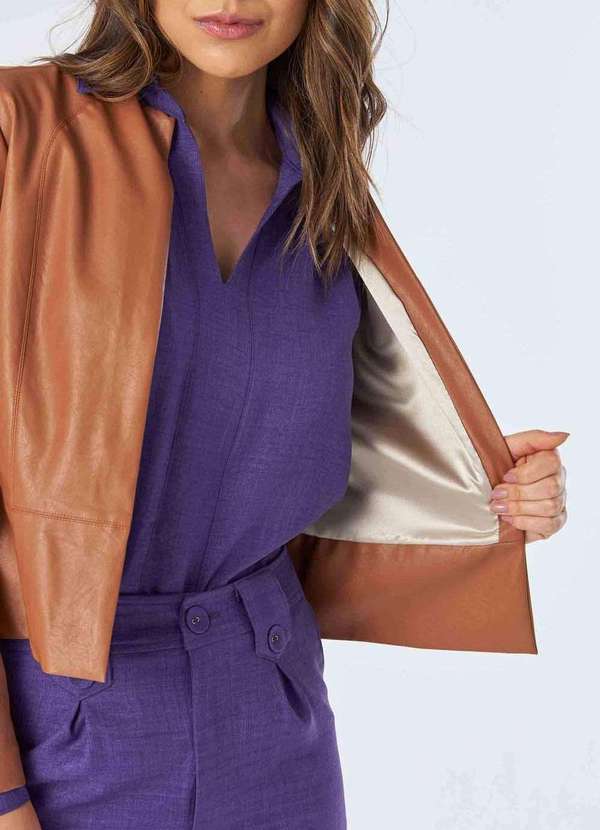 Pks - Casaco Feminino Marrom 2