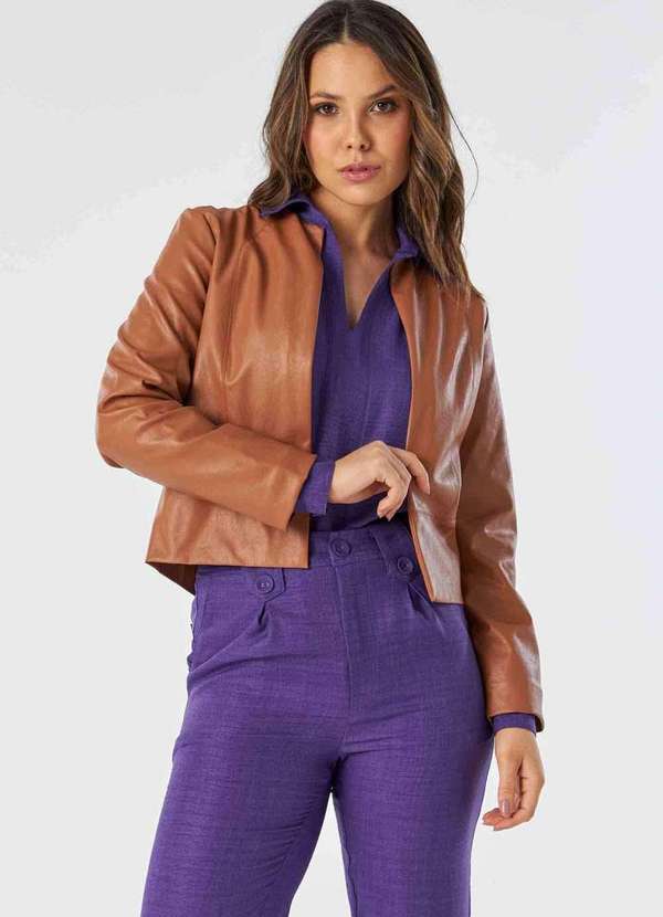 Pks - Casaco Feminino Marrom 4