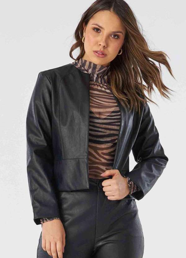 Pks - Casaco Feminino Preto