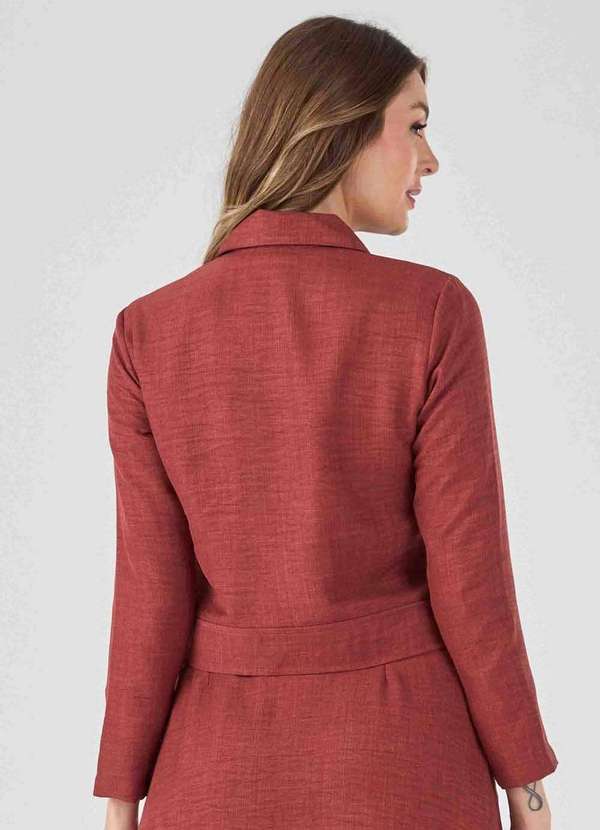 Pks - Jaqueta Pks com Bolsos Marrom 2