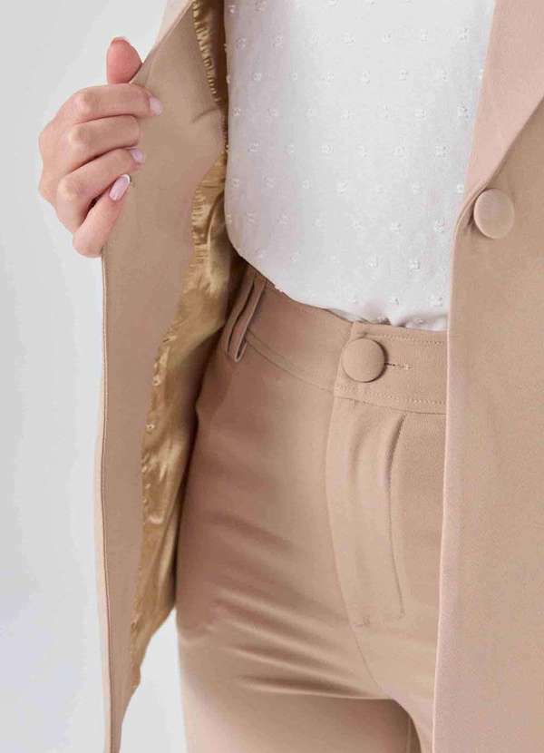 Pks - Colete Pks Alfaiataria Alongado Bege 3