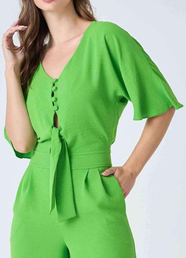 Pks - Macacao Longo Pks com Amarracao Verde 3