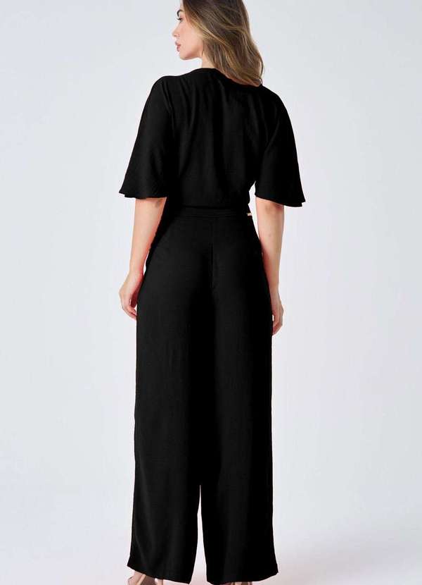 Pks - Macacao Longo Pks com Amarracao Preto 2