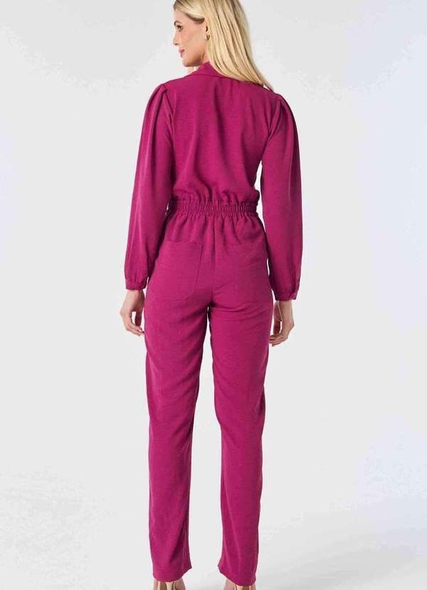 Pks - Macacao Longo Pks com Gola Rosa 2