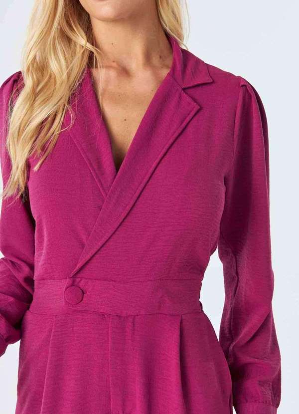 Pks - Macacao Longo Pks com Gola Rosa 3