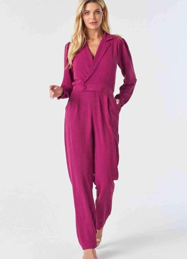 Pks - Macacao Longo Pks com Gola Rosa 4