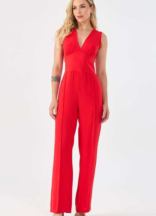 Pks - Macacao Longo Pks Vermelho