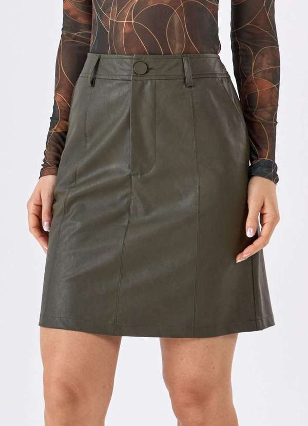 Pks - Saia Curta Feminina Verde
