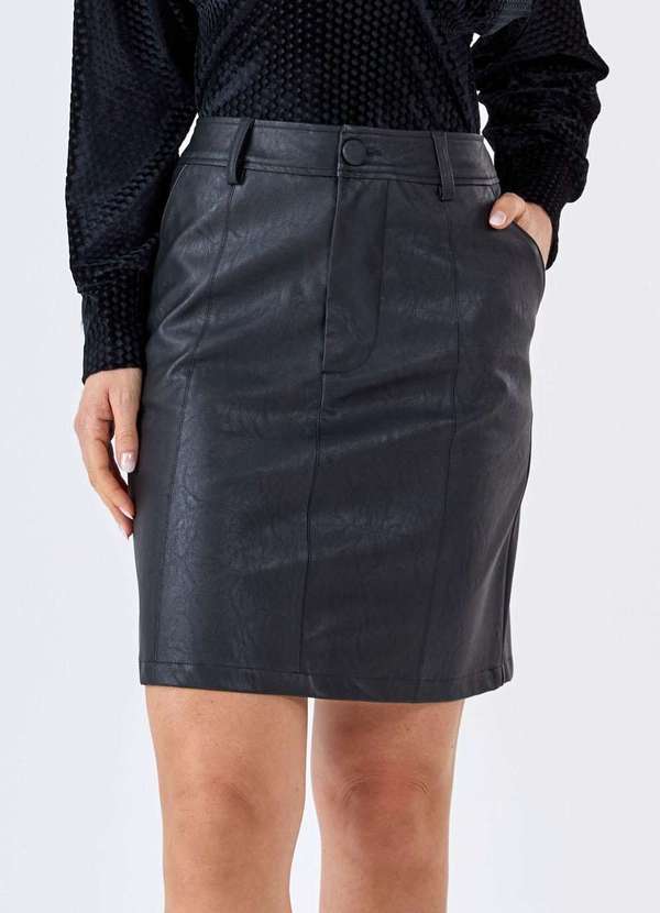 Pks - Saia Curta Feminina Preto