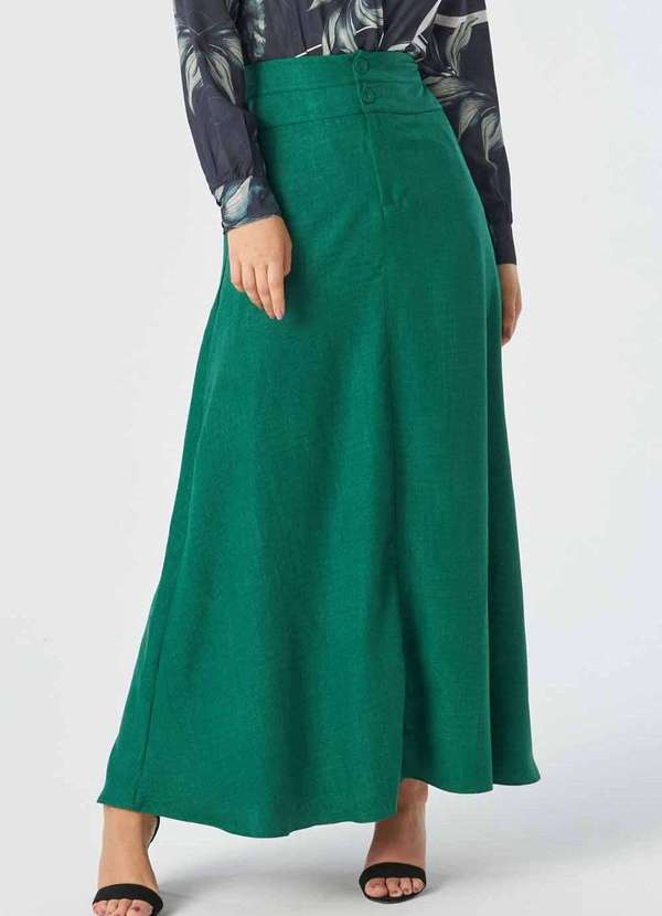 Pks - Saia Longa Pks Evase Verde