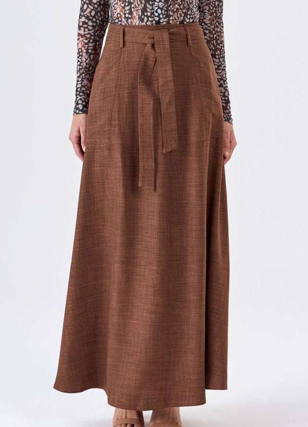 Pks - Saia Longa Pks Marrom