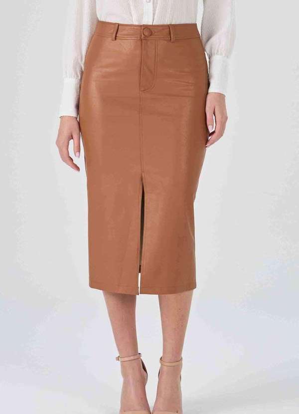 Pks - Saia Midi Pks Marrom
