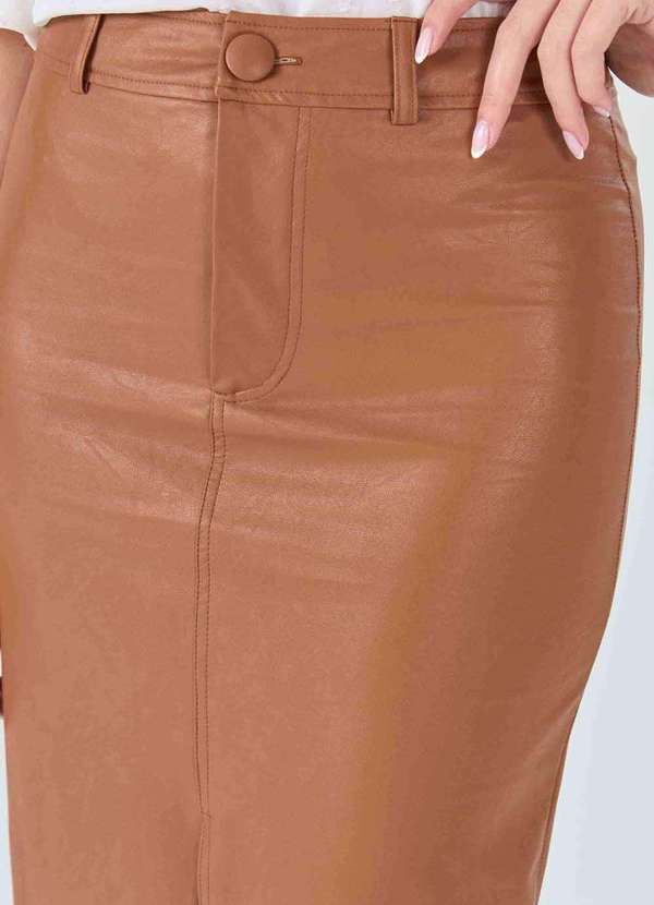 Pks - Saia Midi Pks Marrom 3