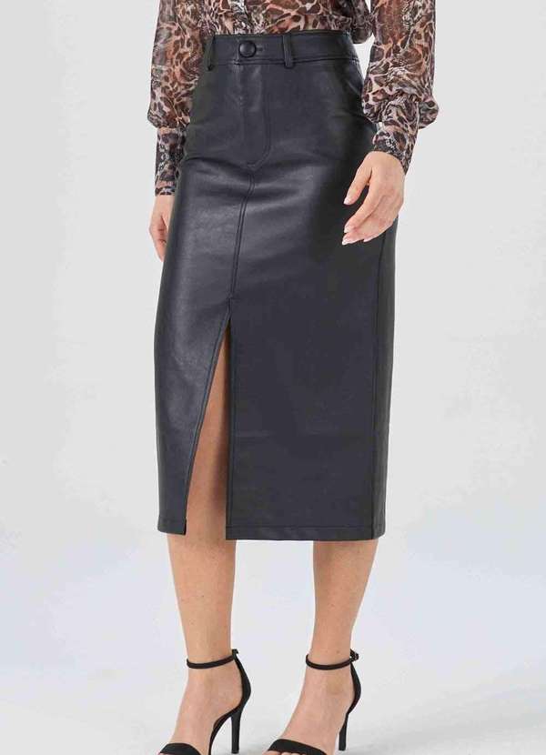 Pks - Saia Midi Pks Preto