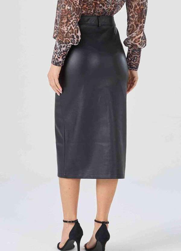Pks - Saia Midi Pks Preto 2